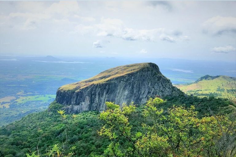 Scenic View of Yahangala Rock in Sri Lanka