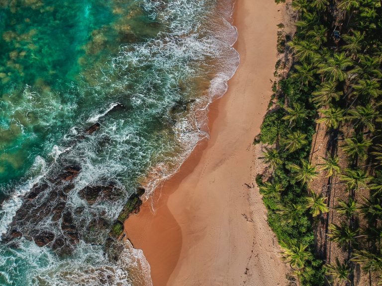 Pristine Beaches 21 Tropical beach aerial view Sri Lanka