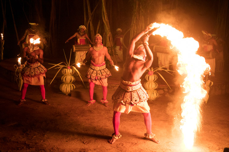 Thrills of Paradise 14 Sri Lankan Traditional Fire Dance Show at Gleam Pearl Tours - Experience the Thrilling Cultural Performance